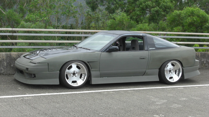 photo 1 Nissan S13 custom wheels Rays Engineering Victrix 18x11.0, ET -6, tire size 235/40 R18. 18x12.0 ET-14 245/40 R18