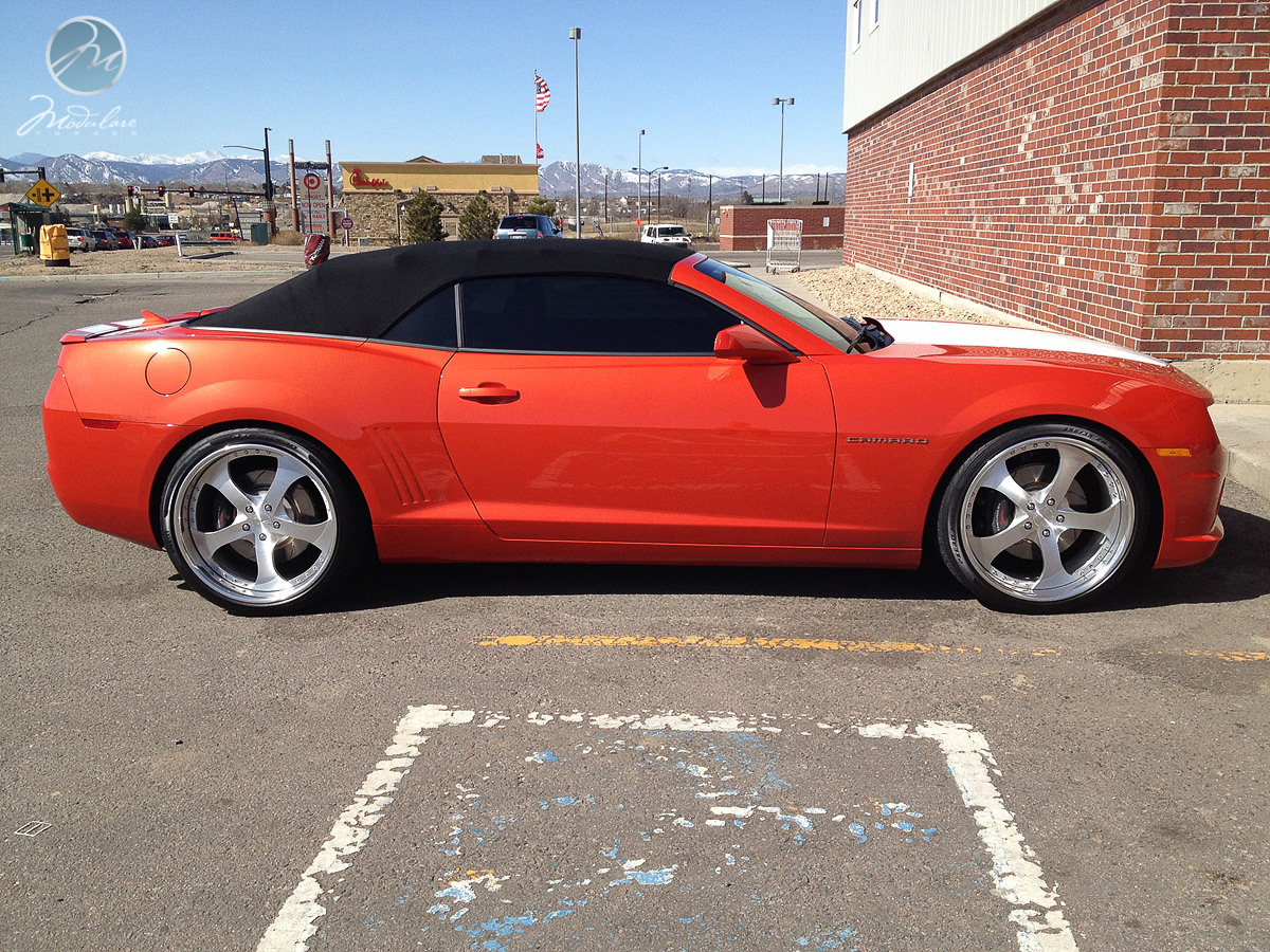 photo 3 Chevrolet Camaro custom wheels Modulare M2  22x9.5, ET , tire size X R22. 22x11.0 ET