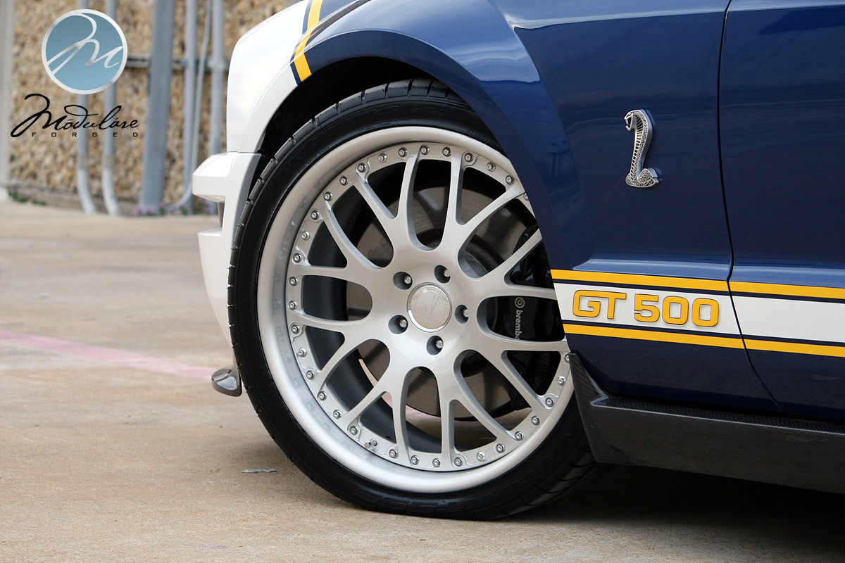 photo 5 Ford Shelby GT500 custom wheels Modulare M6 20x9.0, ET , tire size X R20. 20x11.0 ET