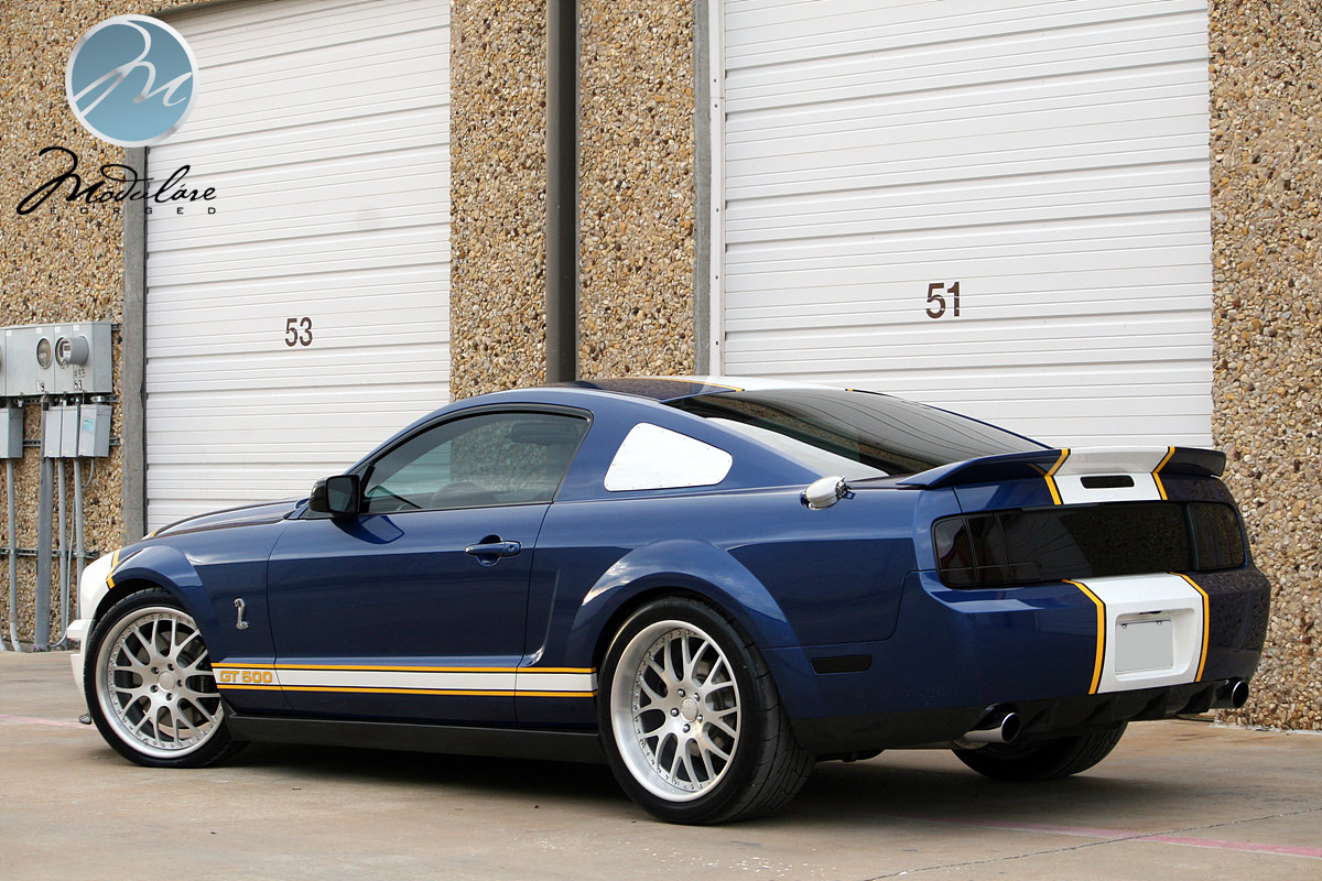 photo 6 Ford Shelby GT500 custom wheels Modulare M6 20x9.0, ET , tire size X R20. 20x11.0 ET