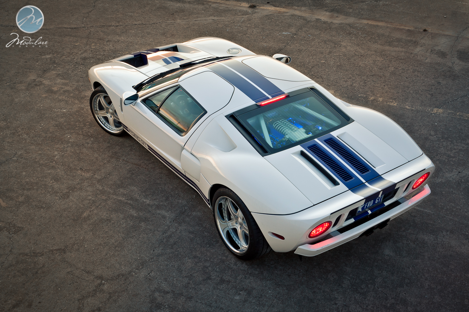 photo 12 Ford GT custom wheels Modulare M7 19x10.0, ET , tire size 275/30 R19. 20x13.0 ET 345/30 R20