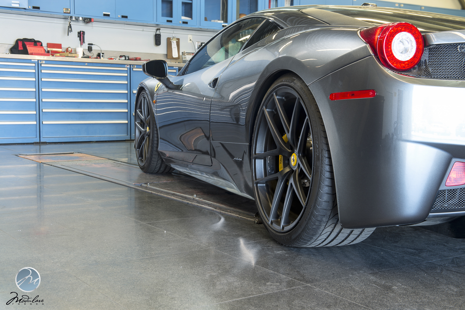 photo 6 Ferrari 458 Italia custom wheels Modulare  B18 Evo 21x9.0, ET , tire size 255/30 R21. 22x12.0 ET 335/25 R22