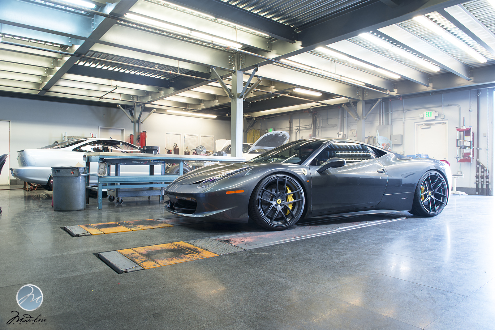 photo 7 Ferrari 458 Italia custom wheels Modulare  B18 Evo 21x9.0, ET , tire size 255/30 R21. 22x12.0 ET 335/25 R22