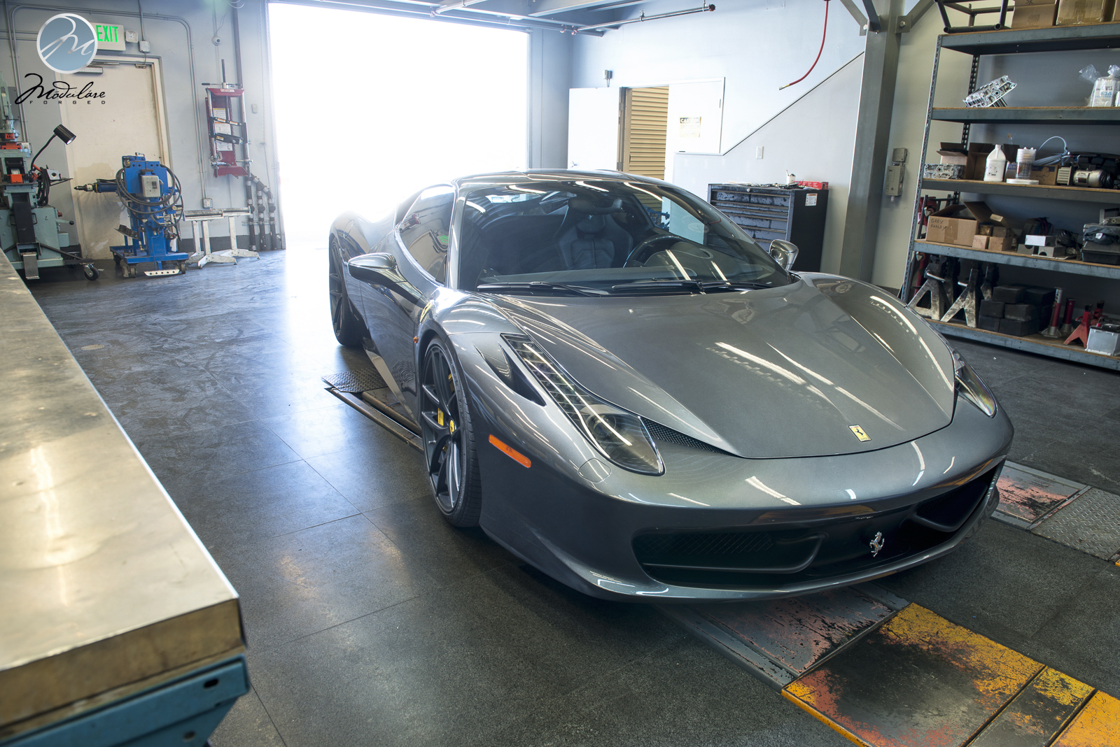photo 9 Ferrari 458 Italia custom wheels Modulare  B18 Evo 21x9.0, ET , tire size 255/30 R21. 22x12.0 ET 335/25 R22