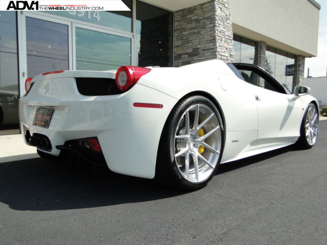 photo 2 Ferrari 458 Spider custom wheels ADV 5.0 MV1 20x9.0, ET , tire size X R20. 21x12.5 ET 