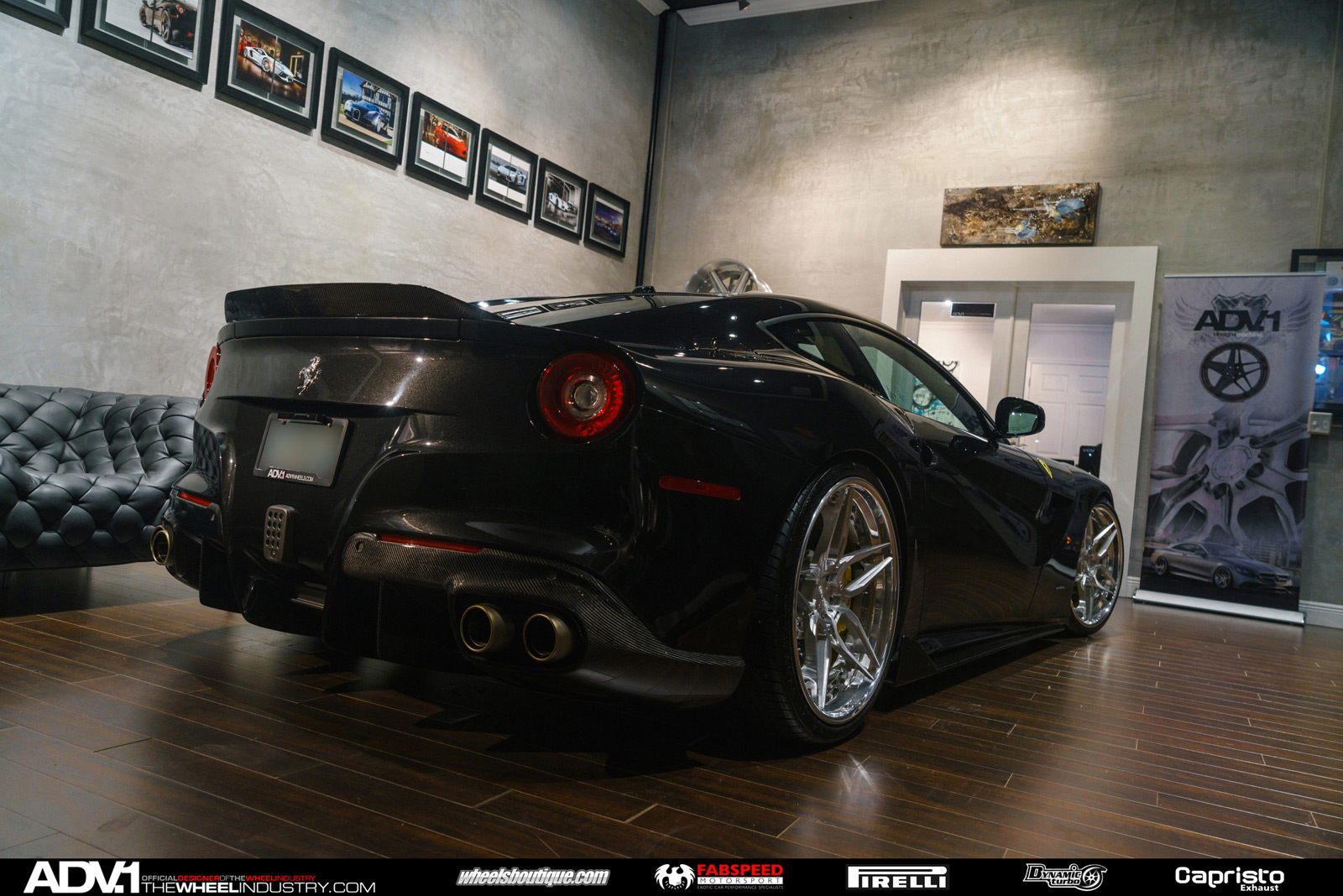 photo 4 Ferrari F12berlinetta custom wheels ADV 05S Track Spec CS 21x9.5, ET , tire size X R21. 22x12.5 ET