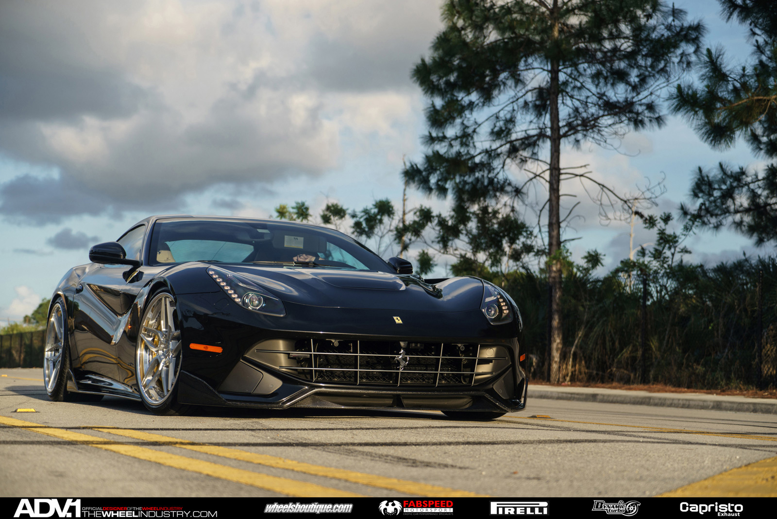 photo 8 Ferrari F12berlinetta custom wheels ADV 05S Track Spec CS 21x9.5, ET , tire size X R21. 22x12.5 ET