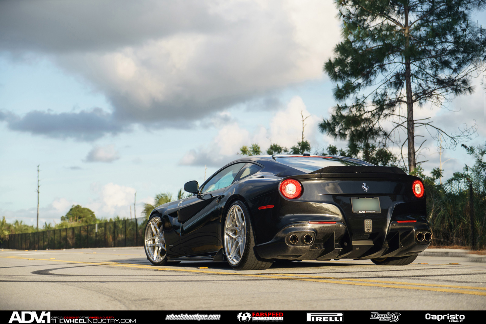 photo 10 Ferrari F12berlinetta custom wheels ADV 05S Track Spec CS 21x9.5, ET , tire size X R21. 22x12.5 ET