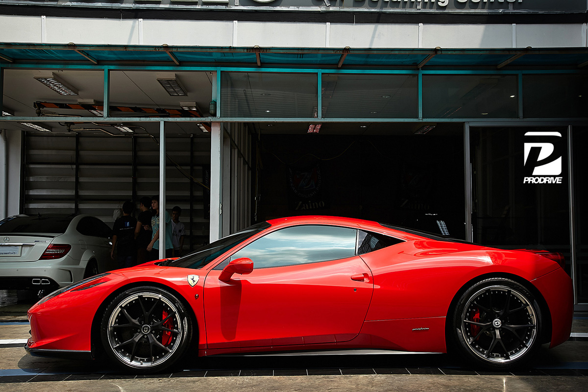 photo 2 Ferrari 458 Italia custom wheels HRE S101 20x9.0, ET , tire size X R20. 21x12.0 ET 