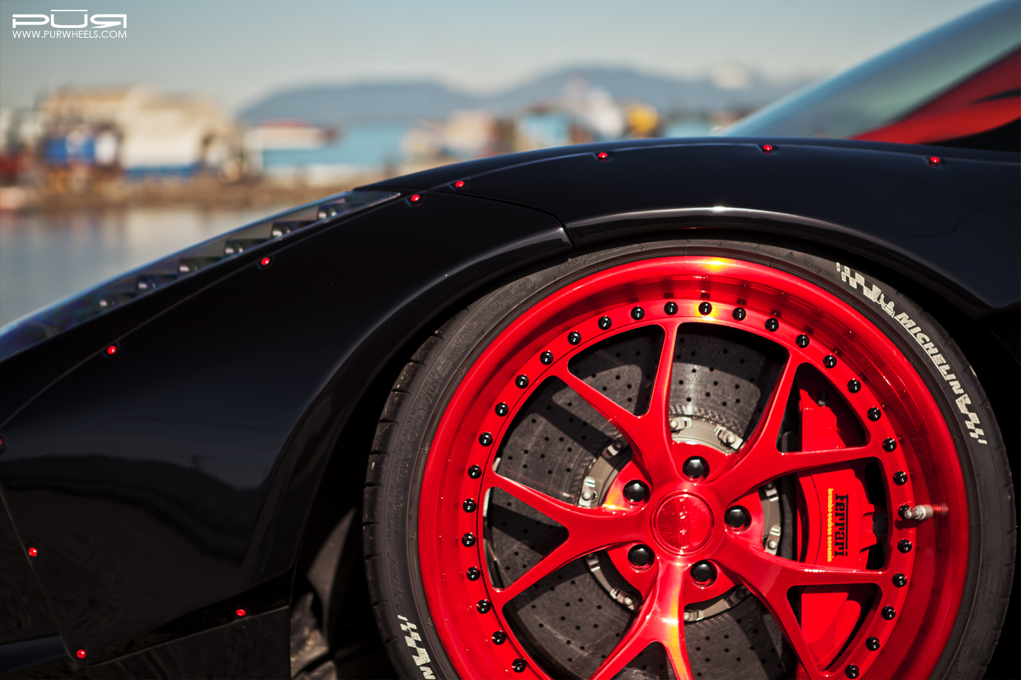 photo 1 Ferrari 458 Spider custom wheels PUR LG06 x, ET , tire size X R. x ET 