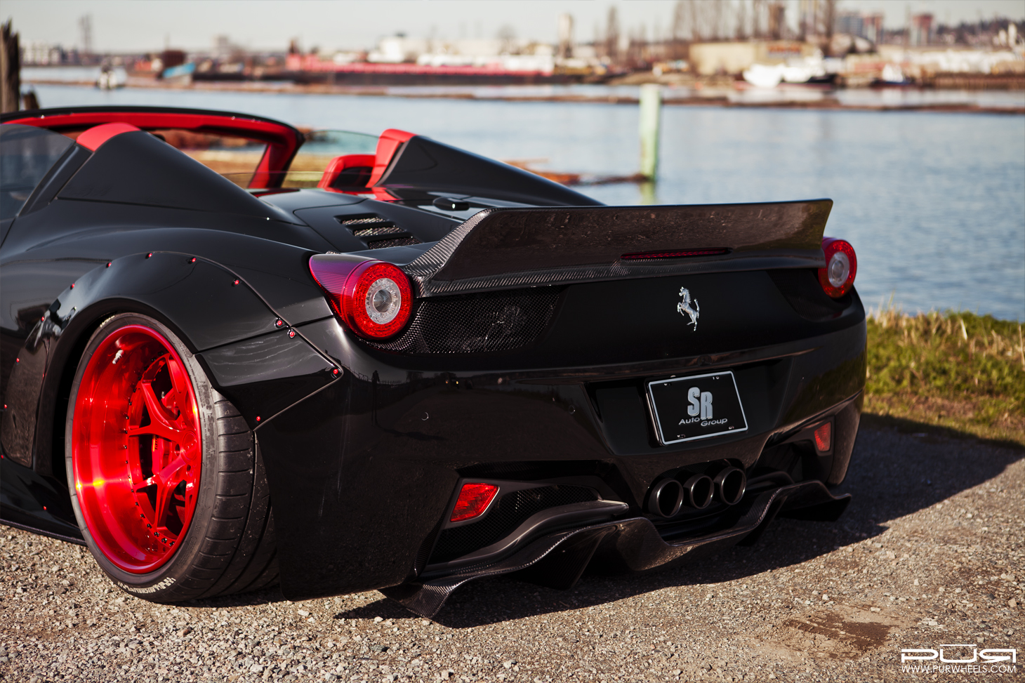 photo 3 Ferrari 458 Spider custom wheels PUR LG06 x, ET , tire size X R. x ET 