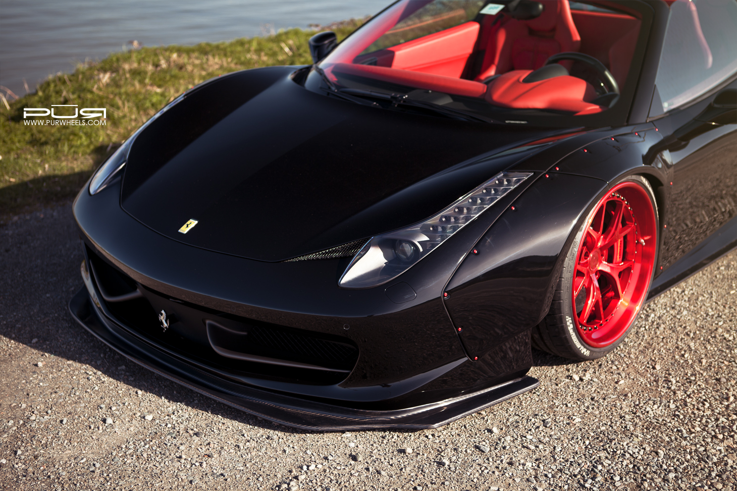 photo 8 Ferrari 458 Spider custom wheels PUR LG06 x, ET , tire size X R. x ET 