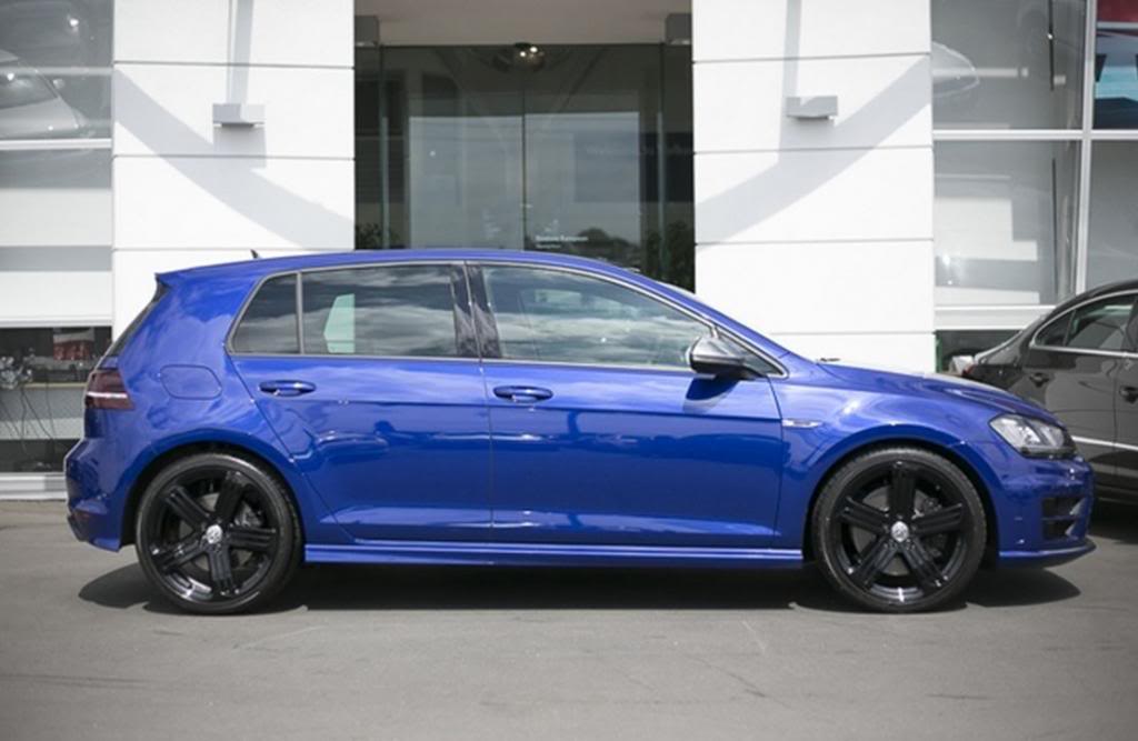 photo 2 Volkswagen Golf GTI custom wheels CADIZ BLACK 19x8.0, ET +50, tire size X R19. 18x7.5 ET+45