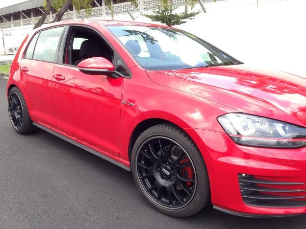 photo 1 Volkswagen Golf GTI custom wheels BBS  CH BLACK - REVISITED 18x8.5, ET +35, tire size X R18. x ET 