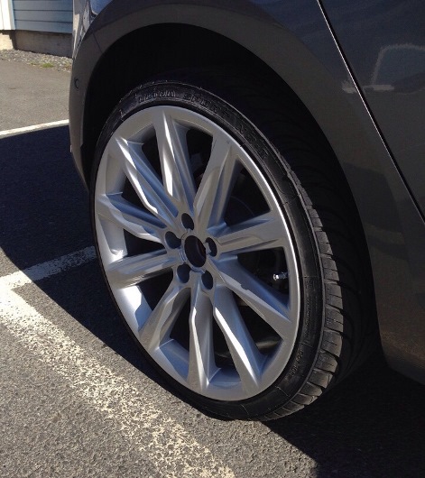 photo 1 Volkswagen Golf GTI custom wheels AUDI A7 10 SPOKE 19x8.0, ET +27, tire size 215/35 R19. x ET