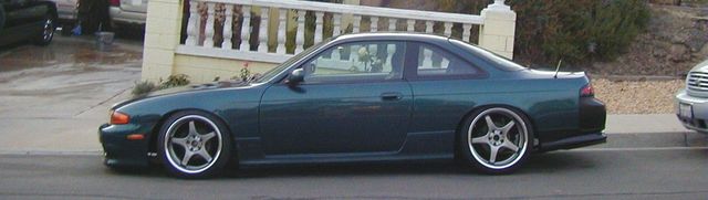 photo 1 Nissan S14 custom wheels AME  17x9.0, ET -1, tire size 205/45 R17. 18x9.5 ET+10 225/40 R18