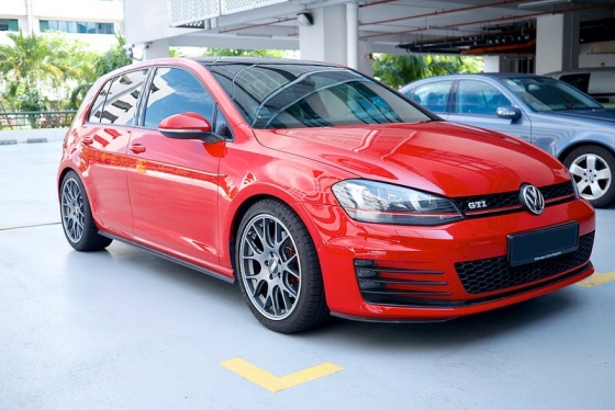 photo 1 Volkswagen Golf GTI custom wheels BBS CH-R 18x8.5, ET +47, tire size X R18. x ET