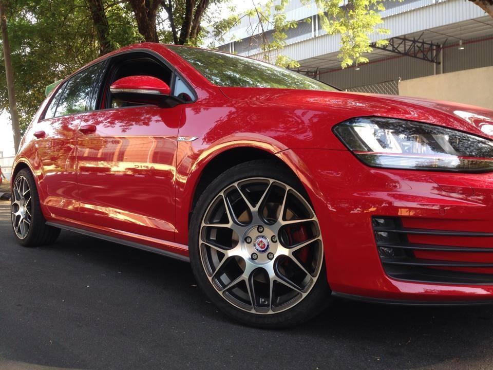 photo 1 Volkswagen Golf GTI custom wheels HRE  P40  18x8.0, ET +42, tire size X R18. x ET 