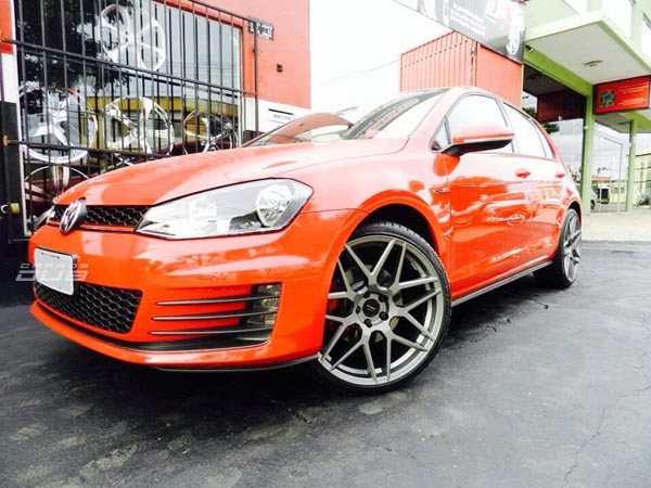 photo 1 Volkswagen Golf GTI custom wheels RUFF  R351 20x8.5, ET +40, tire size X R20. x ET