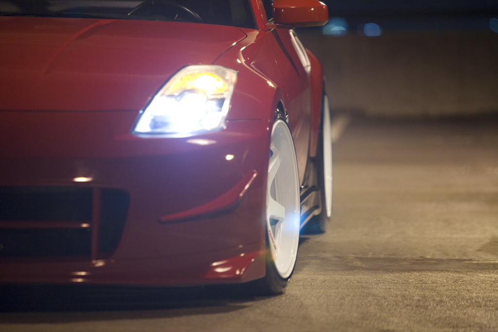 photo 3 Nissan 350Z custom wheels Rays Engineering Volk Racing TE37 19x9.5, ET +12, tire size 245/35 R19. 19x10.5 ET+12 275/35 R19