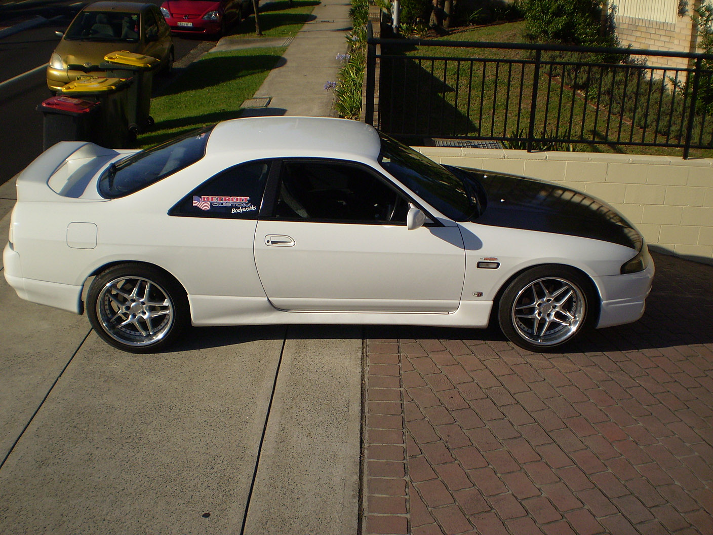 photo 1 Nissan R31-R34 Skyline 2dr custom wheels Blitz Technospeed 03 18x10.0, ET +22, tire size 245/40 R18. x ET