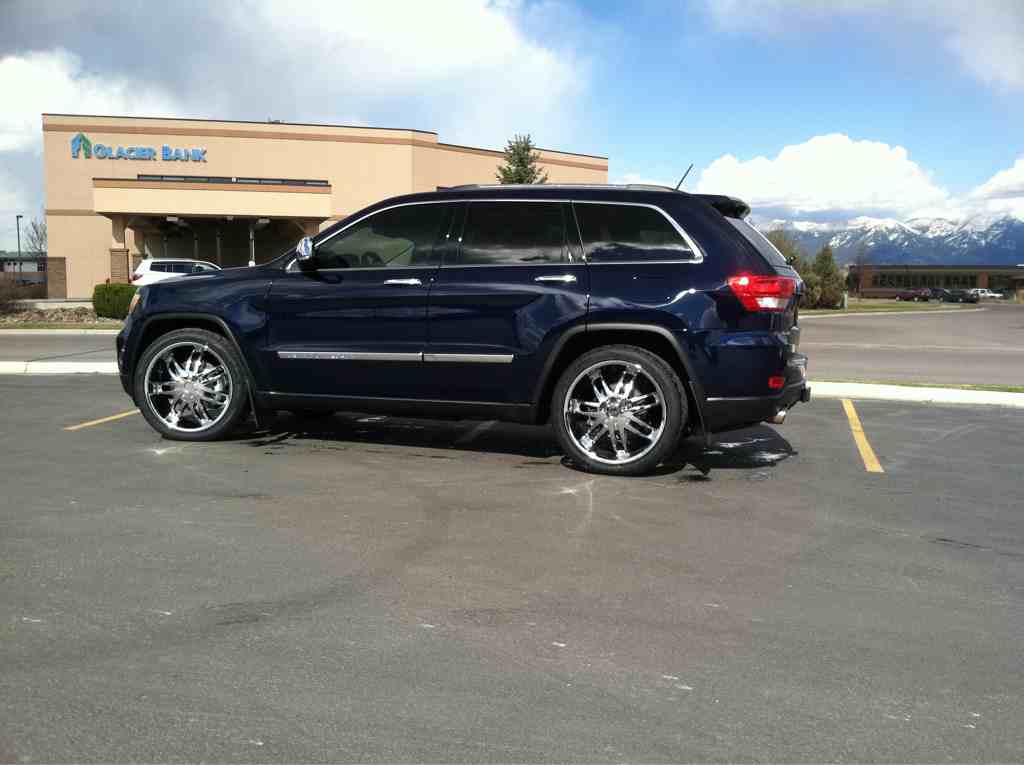 photo 1 Jeep Grand Cherokee custom wheels   22x9.5, ET +38, tire size 275/40 R22. x ET