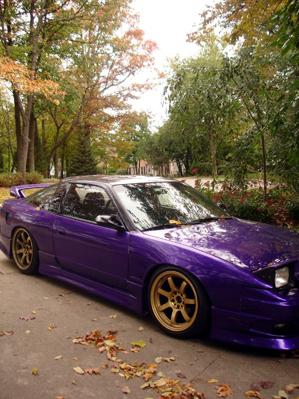 photo 2 Nissan S13 custom wheels Rays Engineering Gram Lights 57S 17x9.5, ET -3, tire size 235/40 R17. 18x9.5 ET+12 235/40 R18