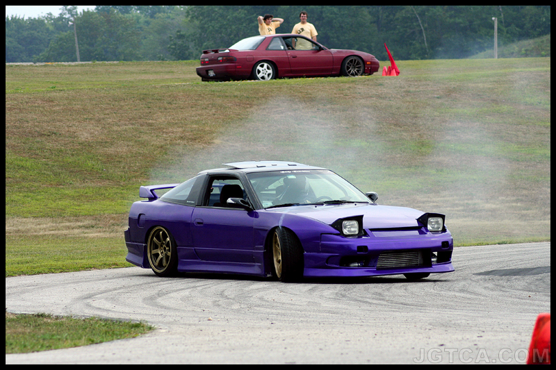 photo 4 Nissan S13 custom wheels Rays Engineering Gram Lights 57S 17x9.5, ET -3, tire size 235/40 R17. 18x9.5 ET+12 235/40 R18