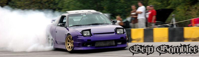 photo 7 Nissan S13 custom wheels Rays Engineering Gram Lights 57S 17x9.5, ET -3, tire size 235/40 R17. 18x9.5 ET+12 235/40 R18