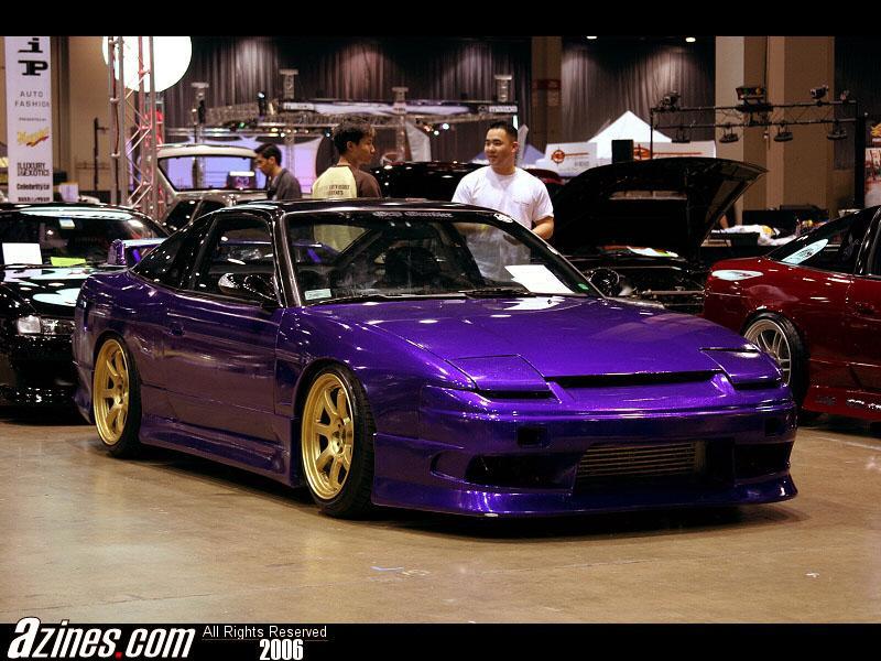 photo 8 Nissan S13 custom wheels Rays Engineering Gram Lights 57S 17x9.5, ET -3, tire size 235/40 R17. 18x9.5 ET+12 235/40 R18