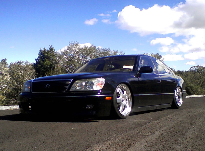 photo 1 Lexus LS 400 custom wheels Junction Produce Scara 19x9.5, ET +35, tire size 235/35 R19. 19x10.5 ET+24 245/35 R19