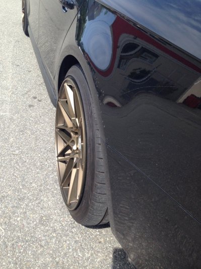 photo 5 Audi A4 custom wheels Klutch  KM20  19x10.0, ET +43, tire size 245/35 R19. x ET