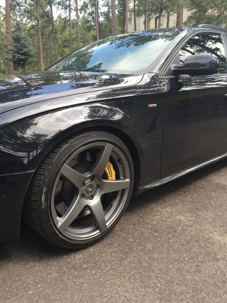 photo 2 Audi A4 custom wheels Forgestar CF5 19x9.5, ET +41, tire size 255/30 R19. x ET