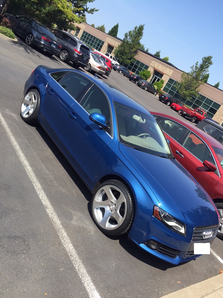photo 1 Audi A4 custom wheels Rotiform  TMB  19x10.0, ET +35, tire size 255/35 R19. x ET 
