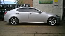 photo 1 Lexus IS 250 custom wheels Guess  18x8.0, ET +30, tire size 225/45 R18. x ET 245/45 R