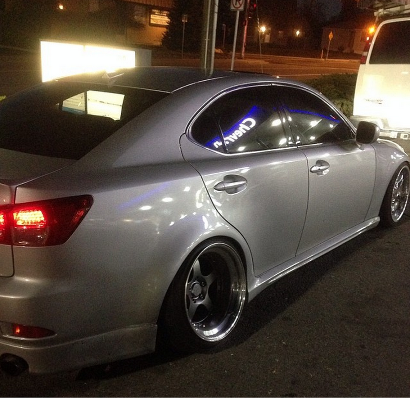 photo 1 Lexus IS 250 custom wheels   18x11.5, ET -7, tire size X R18. x ET