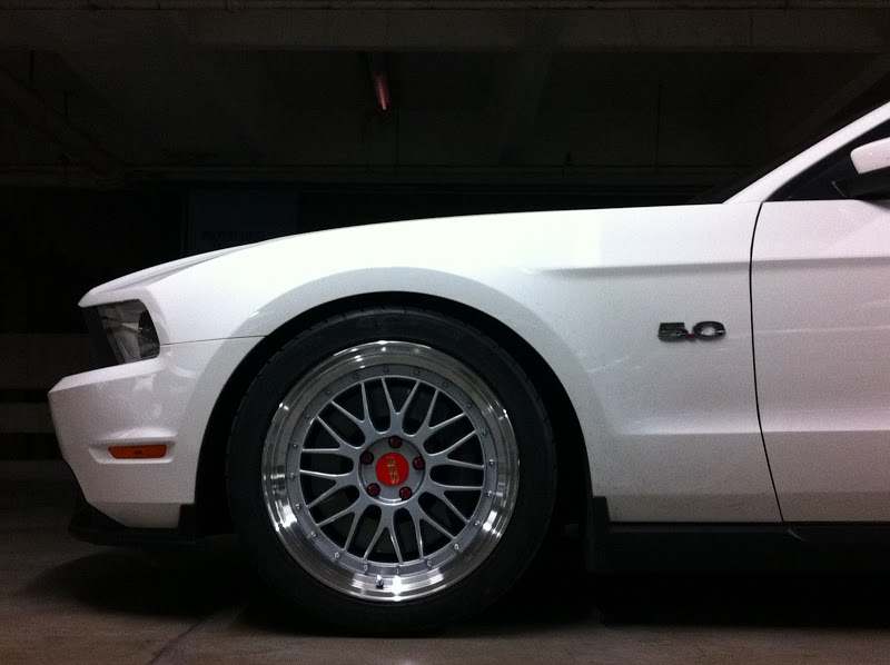 photo 1 Ford Mustang custom wheels BBS LM 19x10.0, ET +43, tire size 285/35 R19. x ET