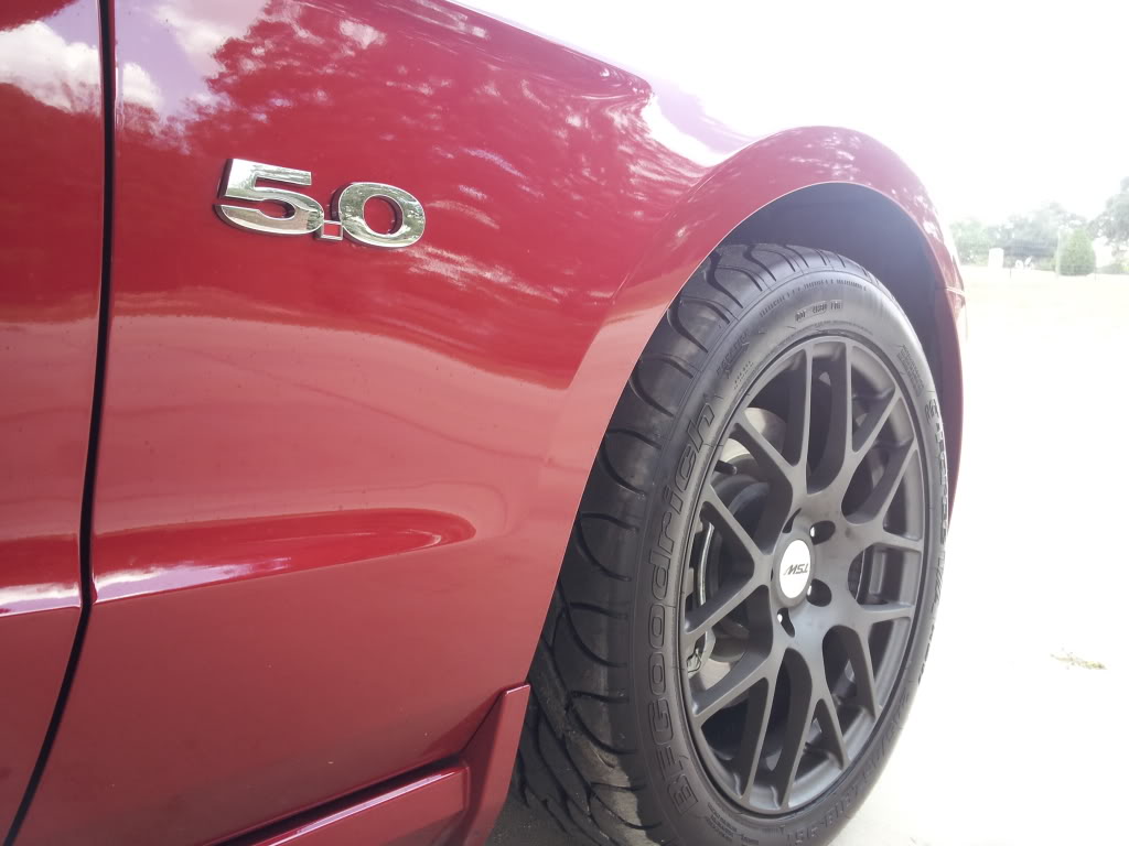 photo 1 Ford Mustang custom wheels TSW Nurburgring 18x8.0, ET , tire size X R18. 18x9.5 ET