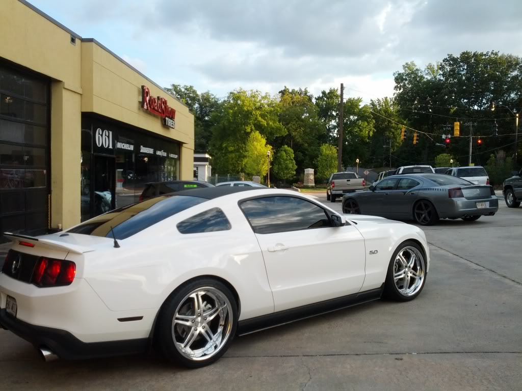 photo 2 Ford Mustang custom wheels Vossen  20x9.0, ET +38, tire size 255/35 R20. 20x10.5 ET+45 295/30 R20