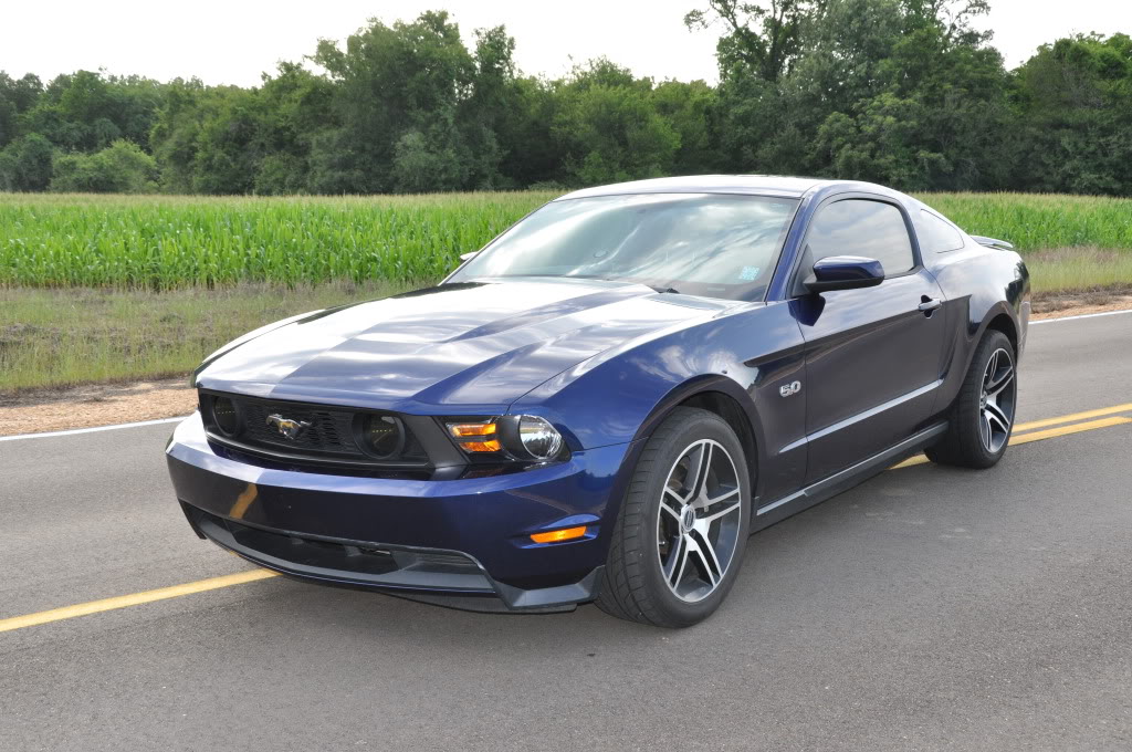 photo 2 Ford Mustang custom wheels AM Machined Black GT500 18x9.0, ET , tire size 255/45 R18. 18x10.0 ET 275/40 R18