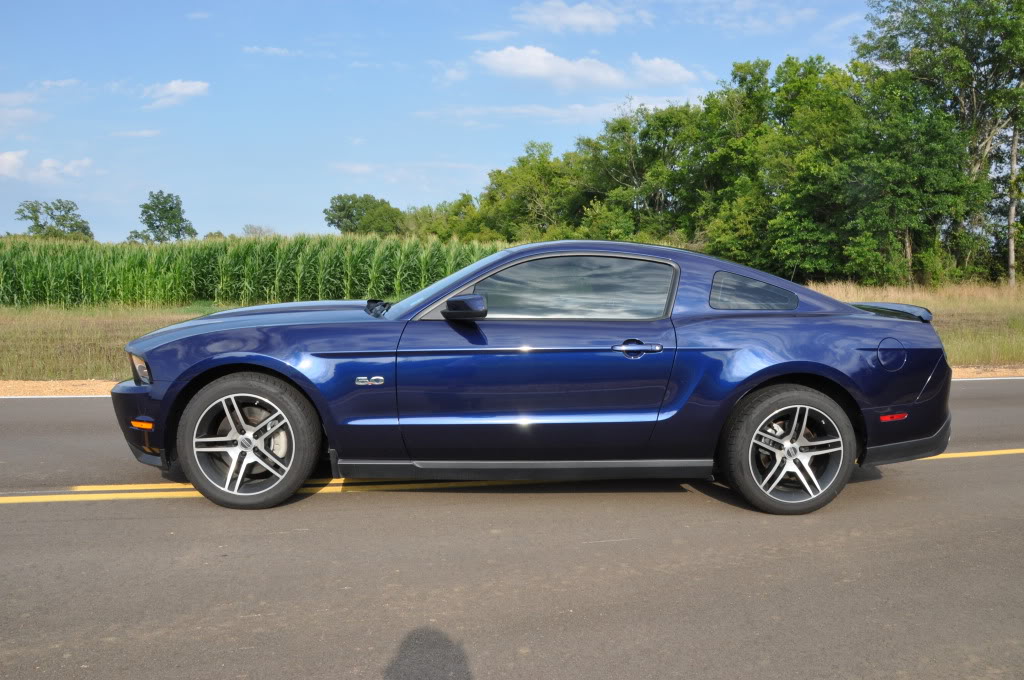 photo 3 Ford Mustang custom wheels AM Machined Black GT500 18x9.0, ET , tire size 255/45 R18. 18x10.0 ET 275/40 R18