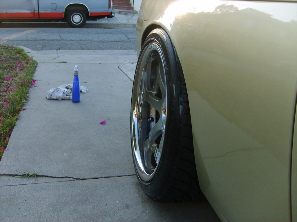 photo 2 Nissan S14 custom wheels Rays Engineering Gram Lights 57S-Pro 18x9.0, ET 0, tire size 225/40 R18. 18x10.0 ET+10 245/40 R18