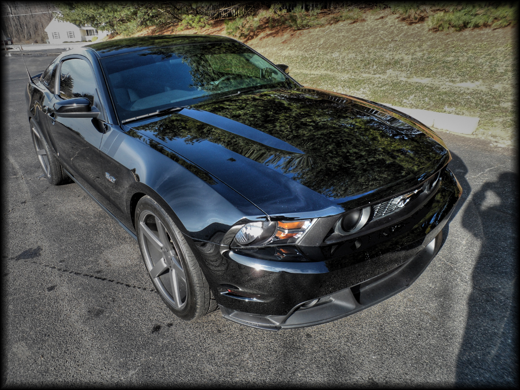 photo 3 Ford Mustang custom wheels Vossen CV3 20x10.0, ET +11, tire size 275/35 R20. x ET 315/20 R