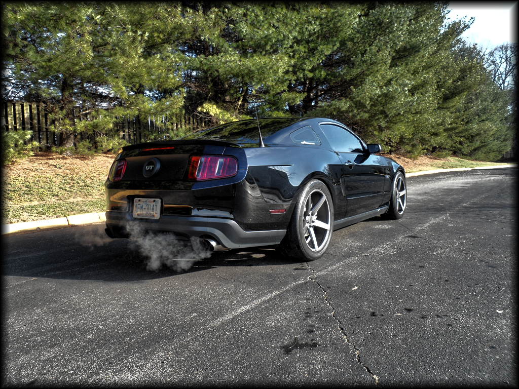 photo 4 Ford Mustang custom wheels Vossen CV3 20x10.0, ET +11, tire size 275/35 R20. x ET 315/20 R