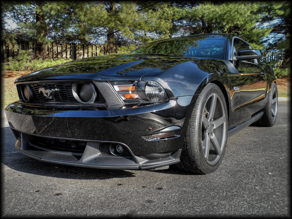 photo 2 Ford Mustang custom wheels Vossen CV3 20x10.0, ET +11, tire size 275/35 R20. x ET 315/20 R