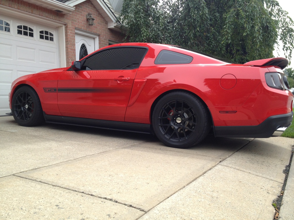 photo 1 Ford Mustang custom wheels TSW  Nurburgring 18x9.0, ET , tire size 255/40 R18. 18x9.5 ET 285/40 R18