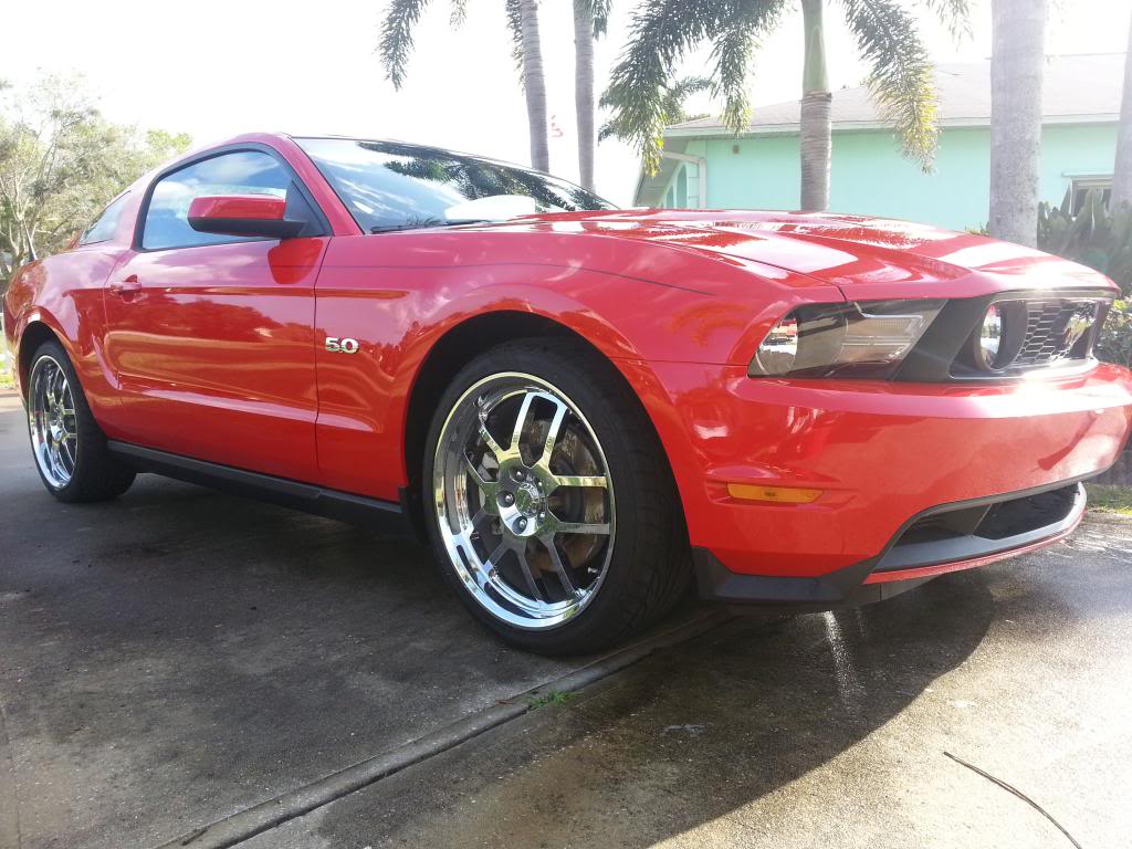 photo 1 Ford Mustang custom wheels Roush RR04 20x8.5, ET +45, tire size 255/35 R20. x ET