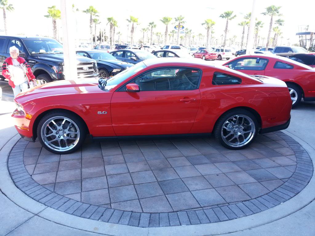 photo 3 Ford Mustang custom wheels Roush RR04 20x8.5, ET +45, tire size 255/35 R20. x ET
