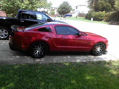 photo 1 Ford Mustang custom wheels Eurotek u06  20x9.0, ET , tire size 285/30 R20. 20x10.0 ET 285/35 R20