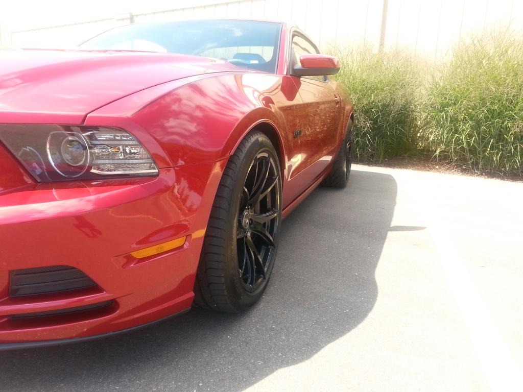 photo 2 Ford Mustang custom wheels Forgestar  CF5V 19x9.5, ET , tire size 255/40 R19. 19x11.0 ET 295/35 R19